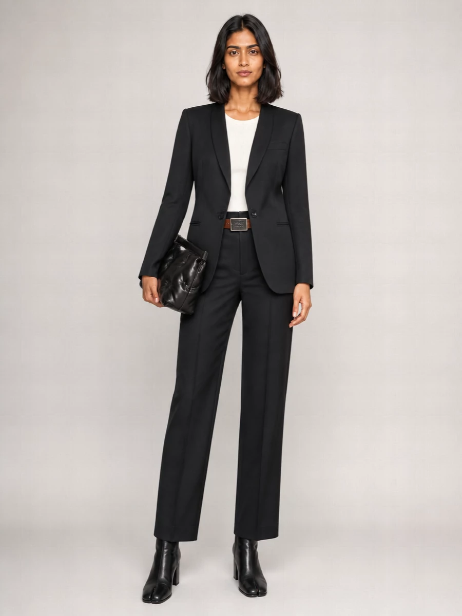 Maison Margiela Single-Breasted Wool Blazer