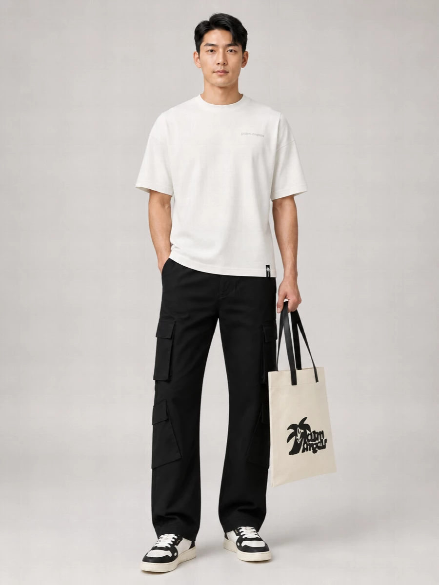 Palm Angels Cotton Printed Loose T-Shirt