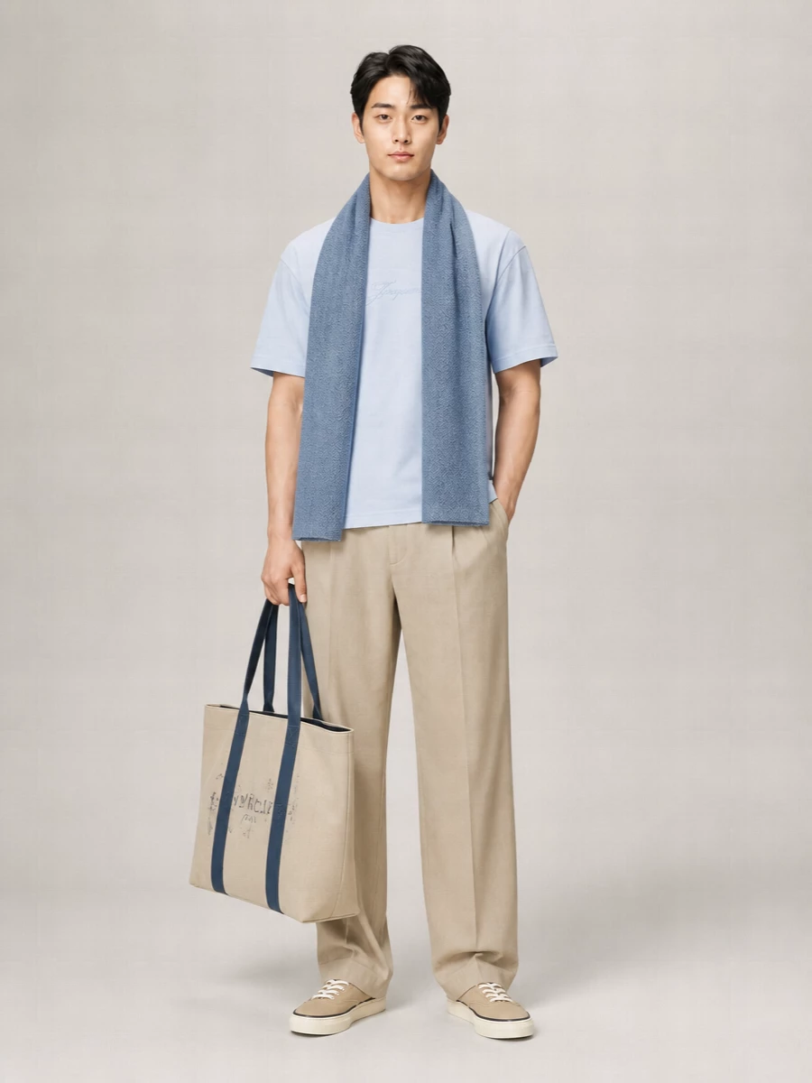 Emporio Armani Silk Pocket Handkerchief