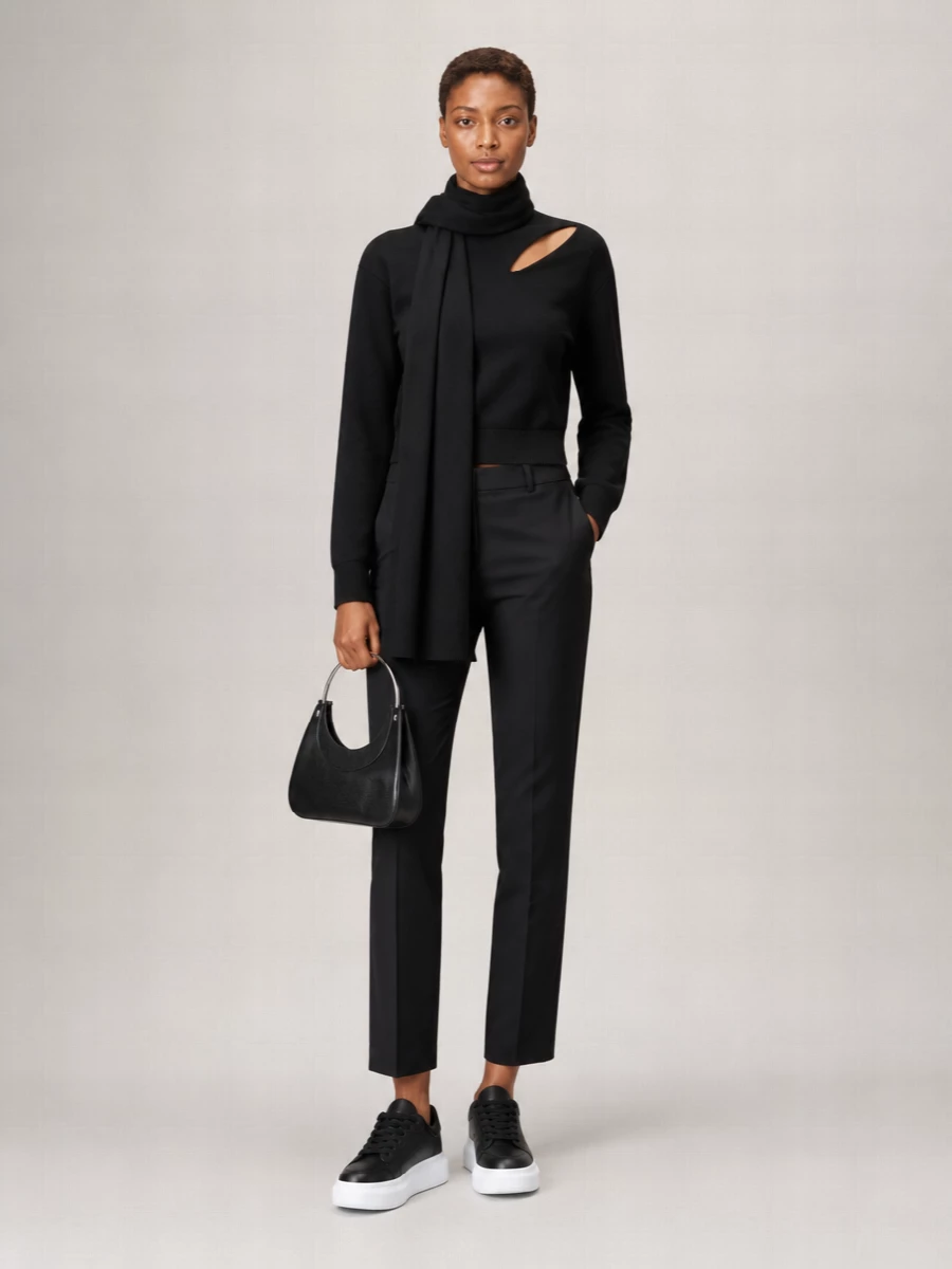 Alexander Mcqueen Cutout Cotton Sweatshirt