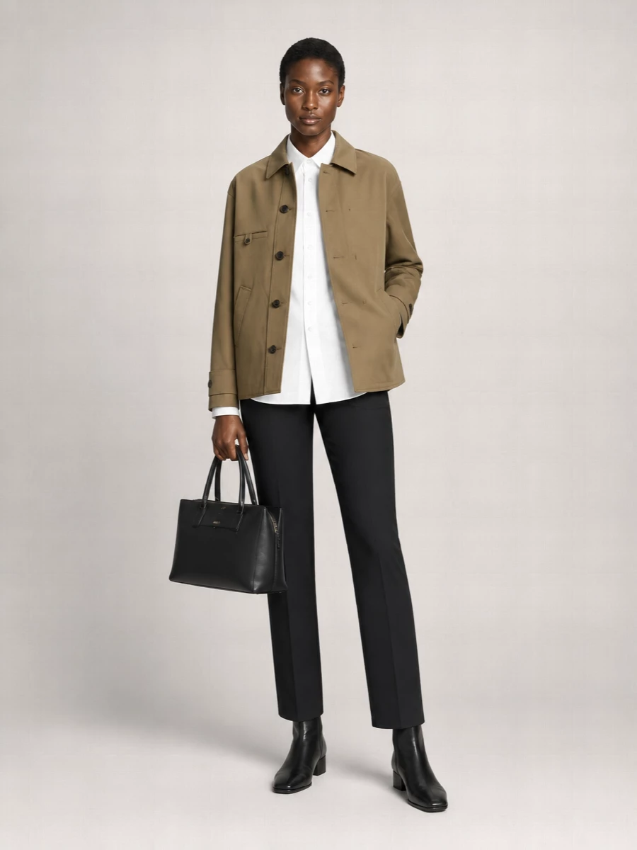 Maison Margiela Reversible Cotton Fitted Jacket