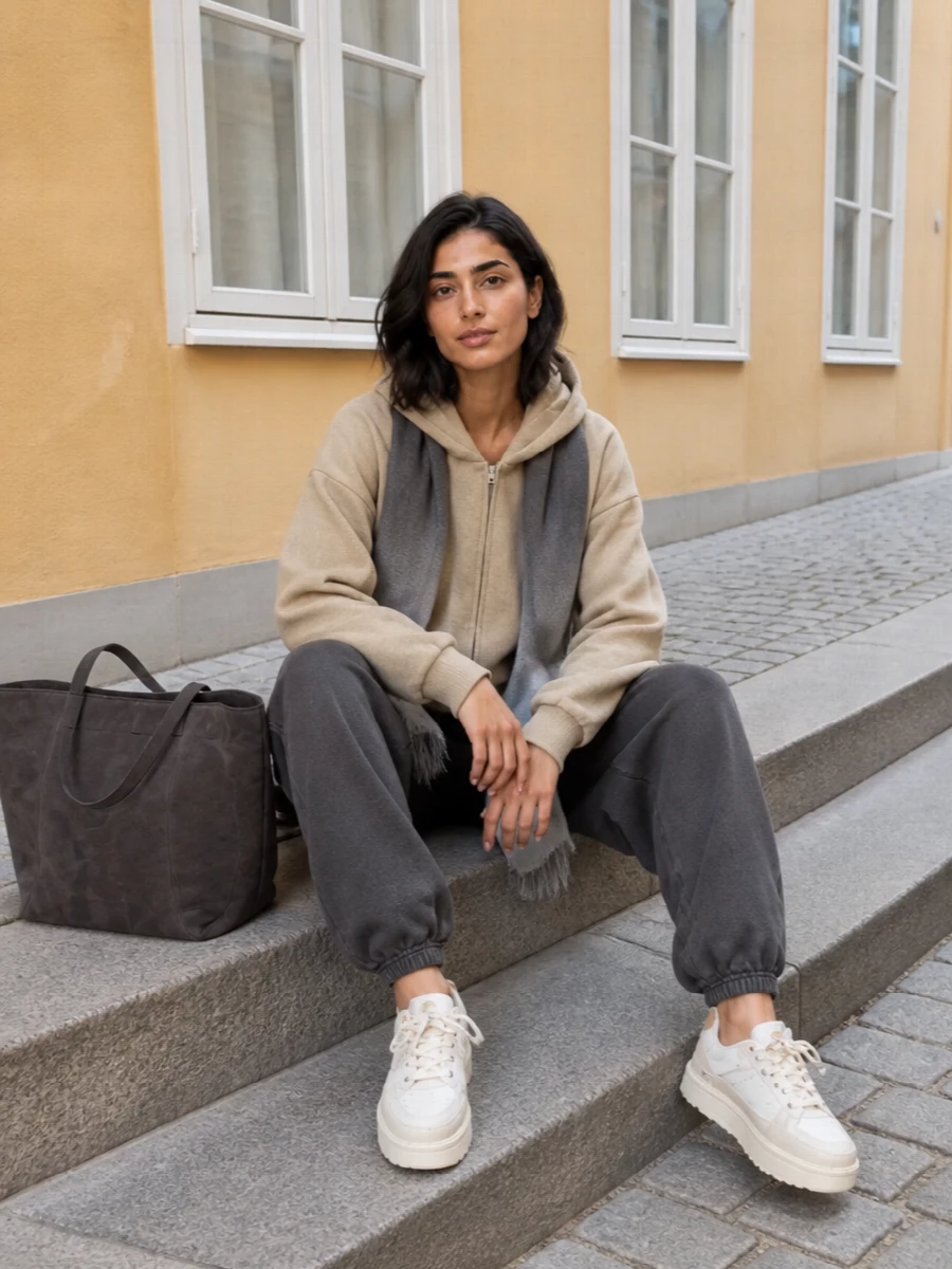 Entire studios hoodie charcoal joggers sneakers