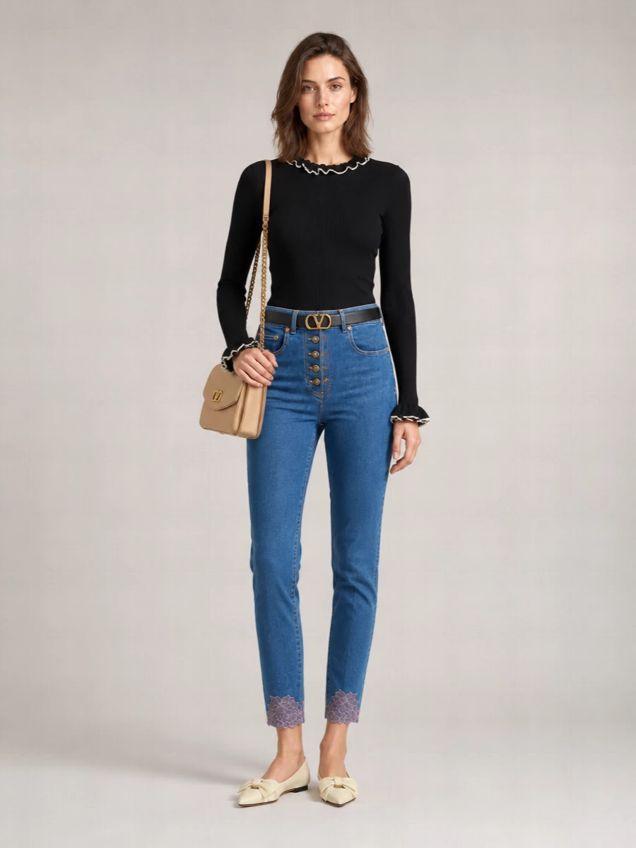 Valentino Garavani Leather Belt