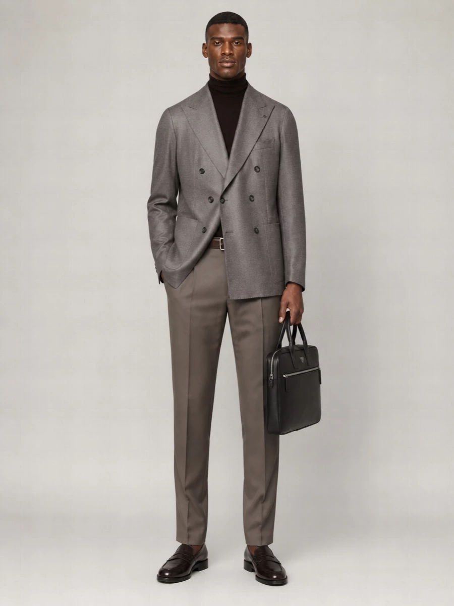 Pal Zileri wool tailored trousers