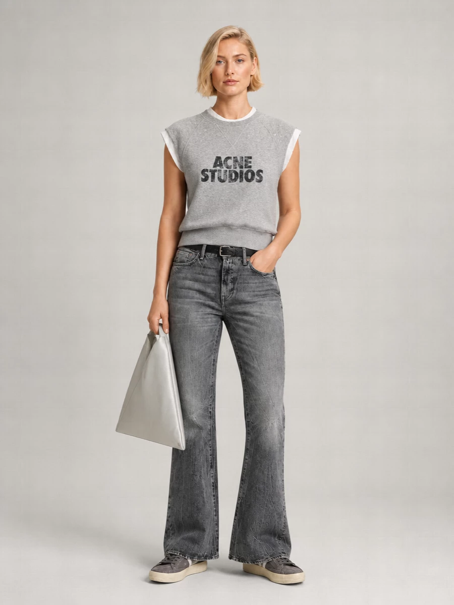 Acne Studios Denim Flared Jeans