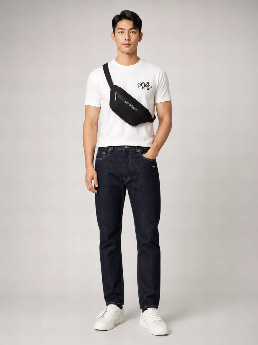 Off-White Short-Sleeve T-Shirt