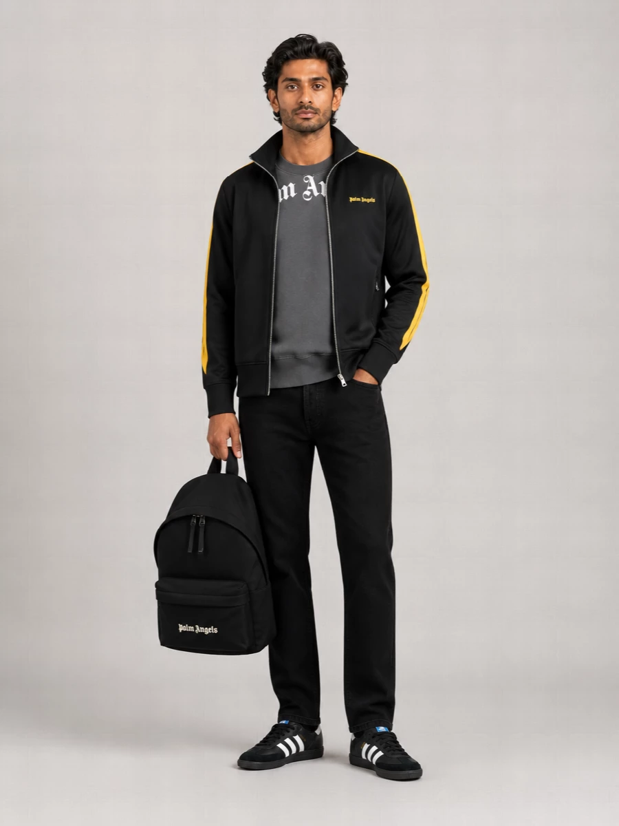 Palm Angels Logo-Print Track Jacket
