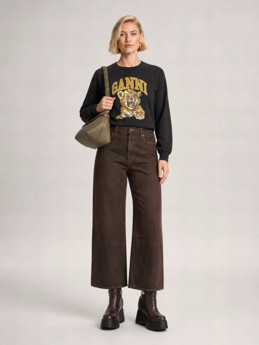 Ganni Bou Small Grained Shoulder Bag