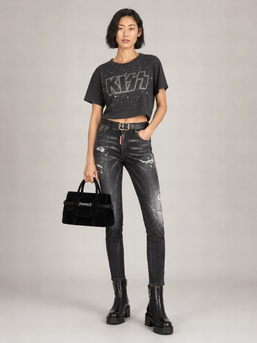 Dsquared2 Leather Ankle Boots