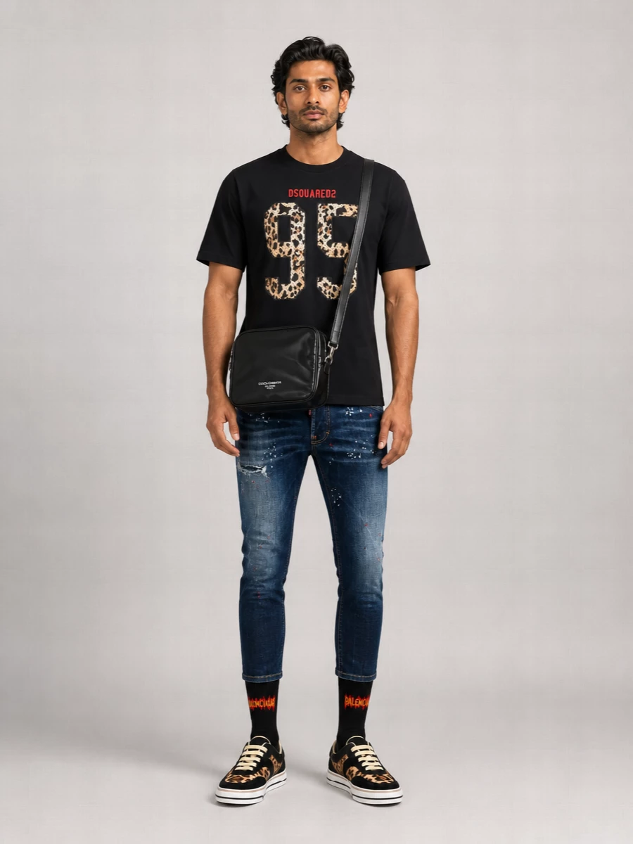 Dolce&Gabbana Leather Low-Top Sneakers