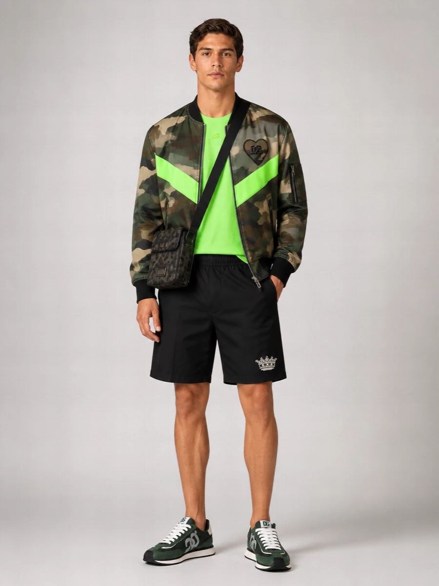 Dolce&Gabbana Camouflage Bomber Jacket