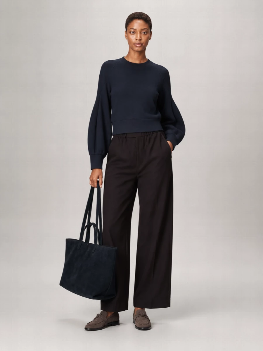 A.p.c. Drummer Suede Leather Tote Bag