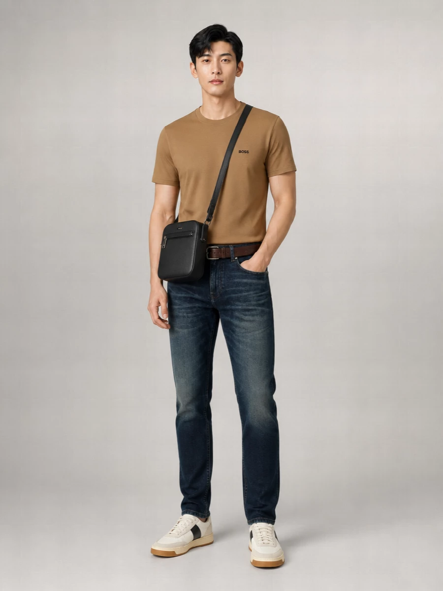 Boss Cotton Short-Sleeve T-Shirt