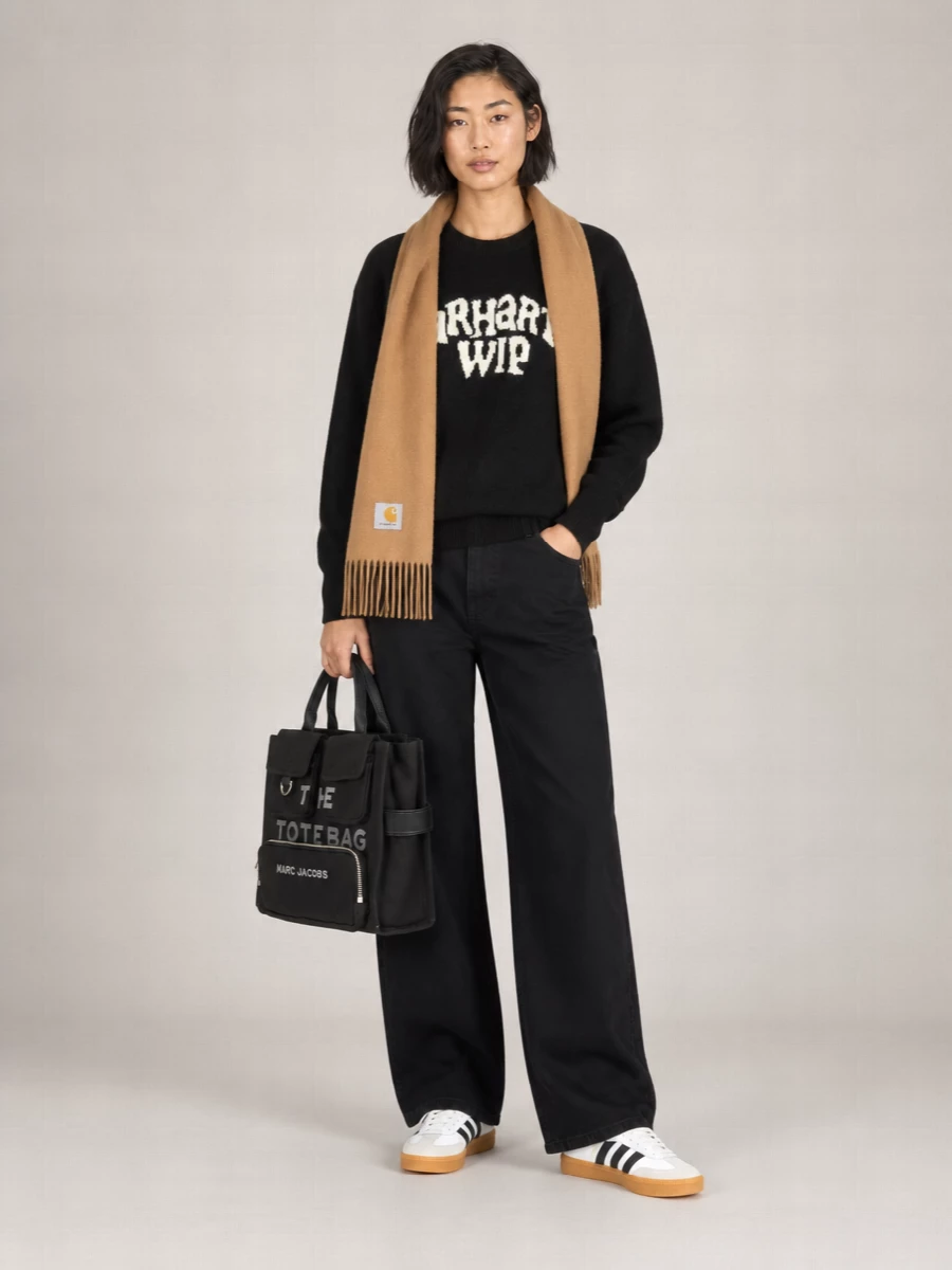 Carhartt Wip Intarsia Design Crew Neck Knit Sweater