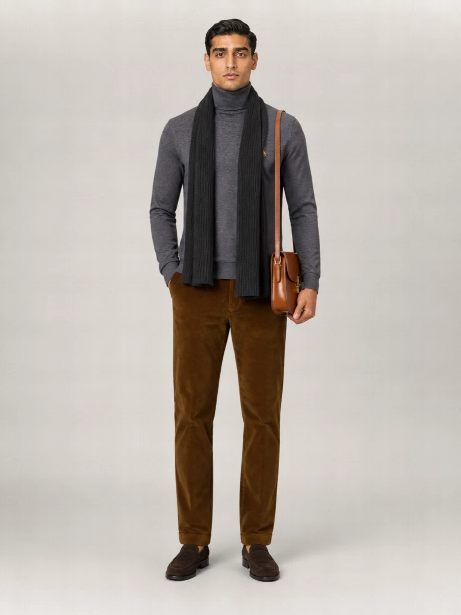 Polo Ralph Lauren Ribbed Cotton Turtleneck Sweater
