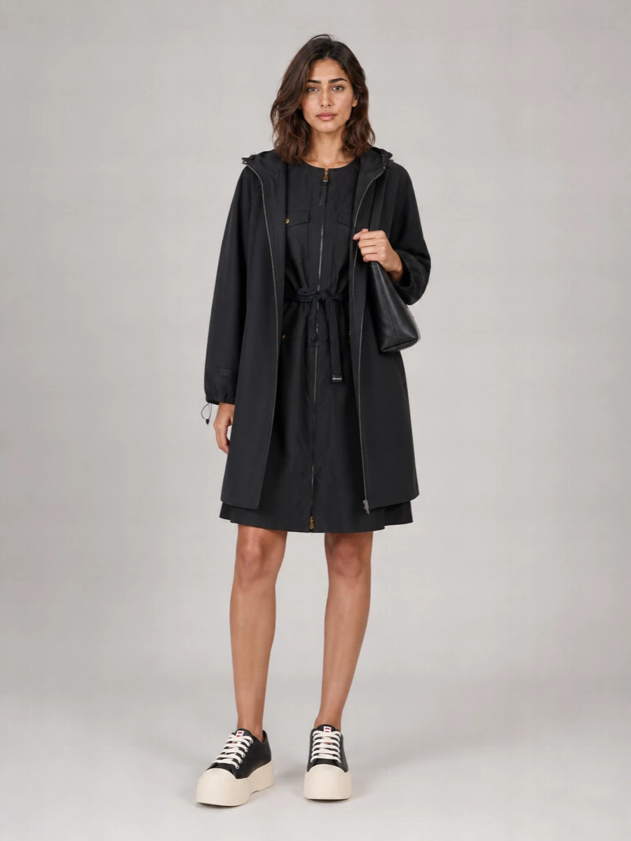 Marni Satin Oversized Parka Jacket