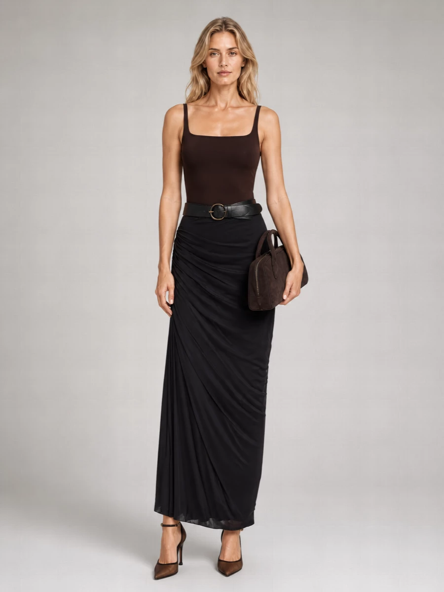 Alaïa stretch nylon swimsuit