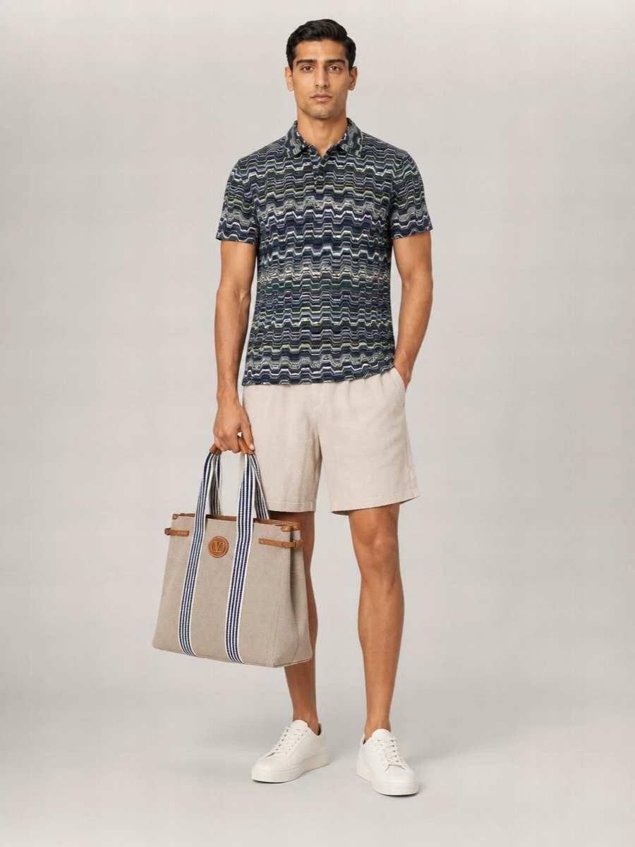 Missoni Zigzag Polo Shirt
