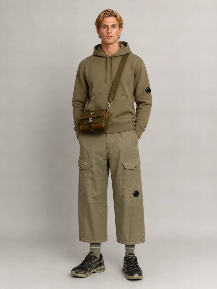 C.p. Company Cotton Cargo Shorts