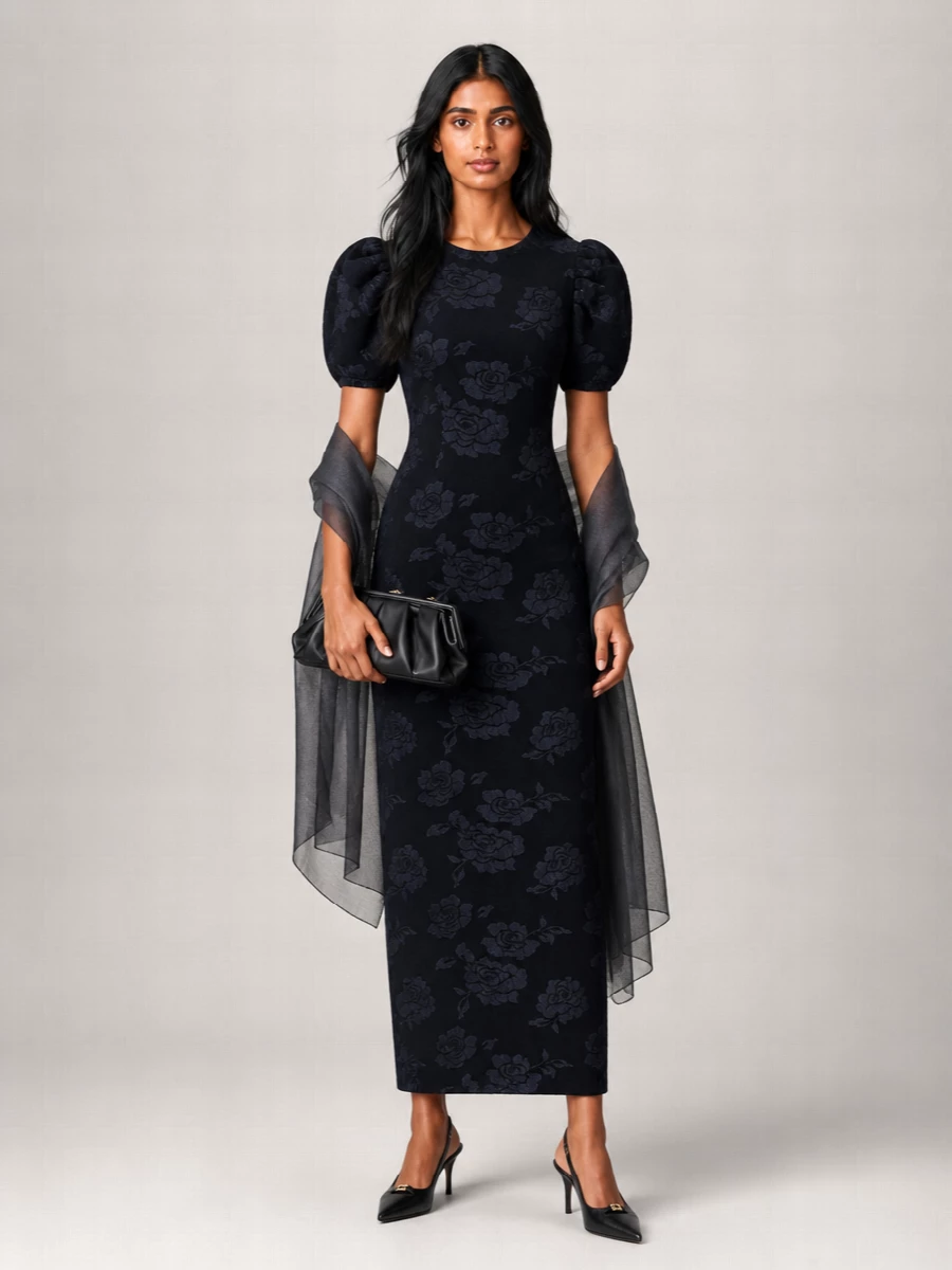 S Max Mara Silk Organza Stole