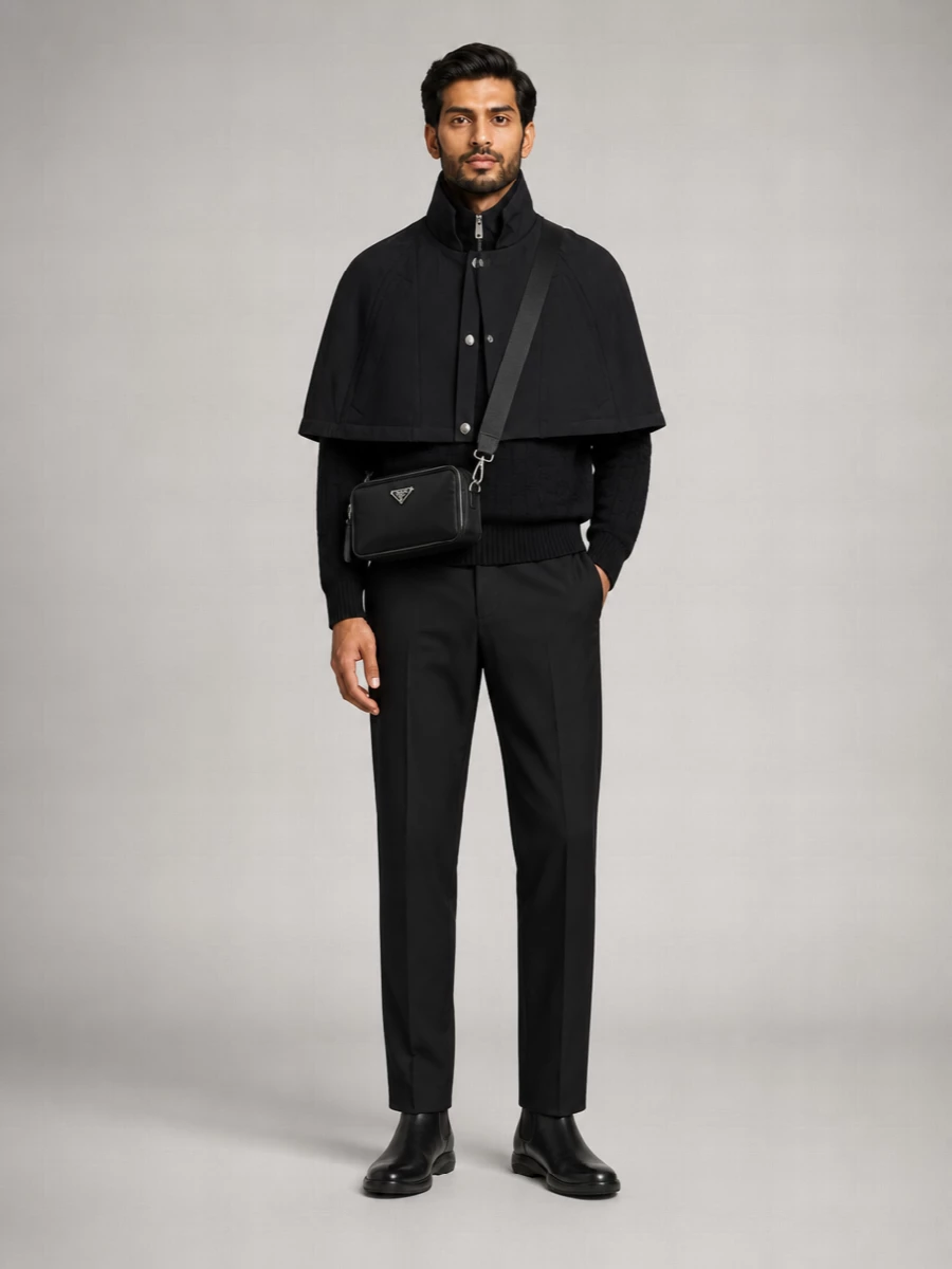 Prada Nylon Cape