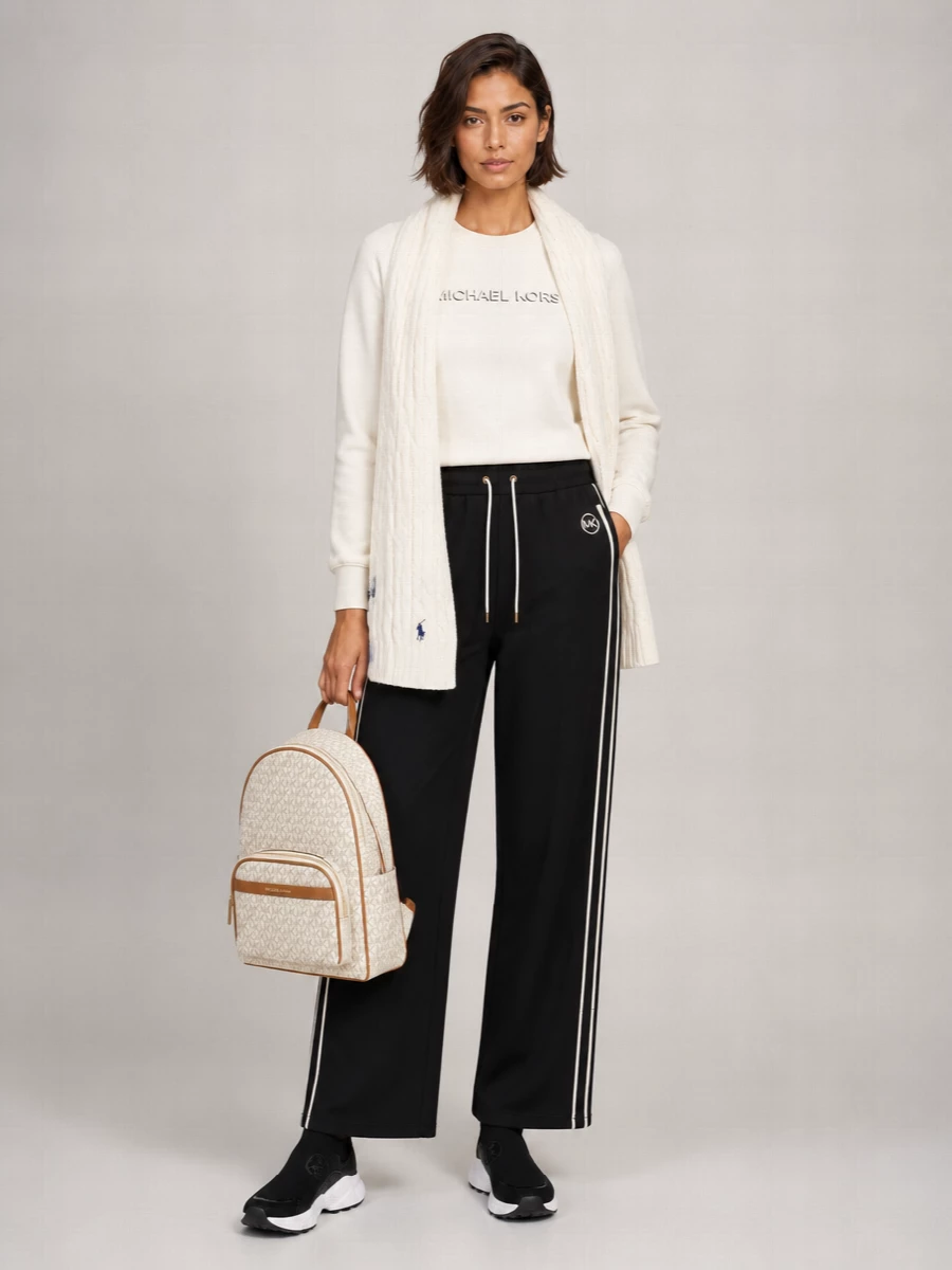 Michael Kors Bex Coated Canvas Backpack