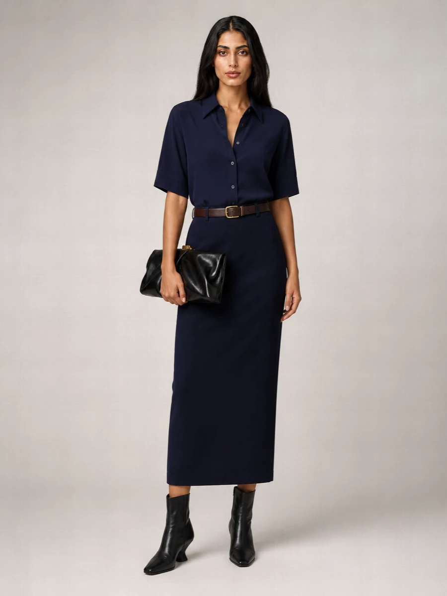 Dries Van Noten Pleated Skirt