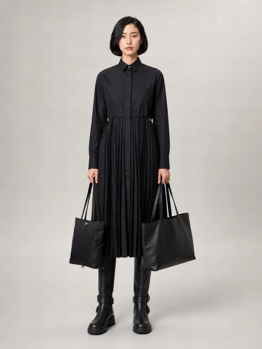 Brunello Cucinelli Na Calf Leather Tote Bag