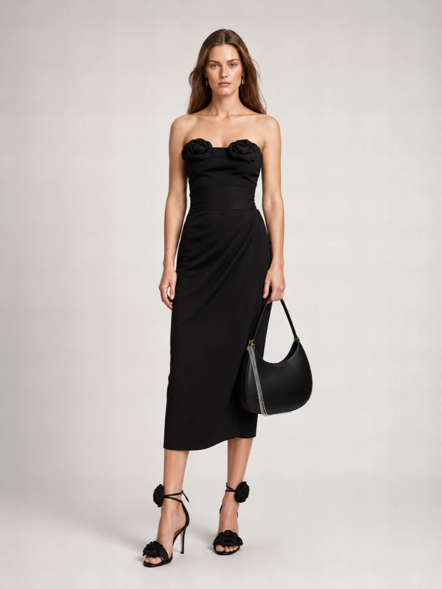 Magda Butrym Wool Midi Dress