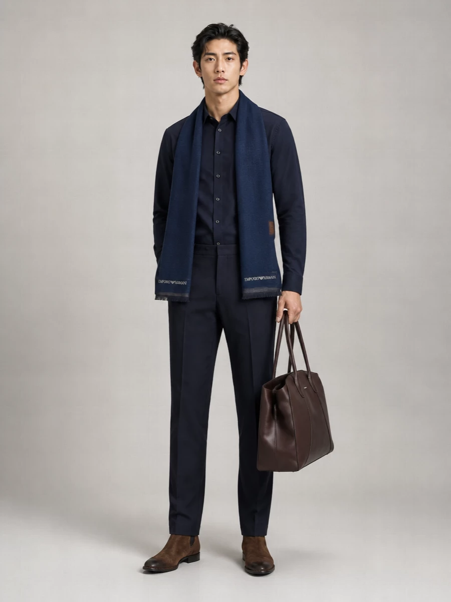 Emporio Armani Virgin Wool Classic Shirt
