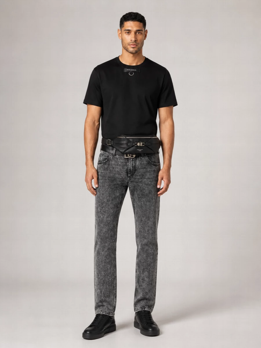 Dolce&Gabbana Cotton Low-Rise Straight-Leg Jeans