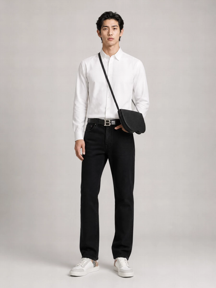 Burberry Calf Leather Mini Shoulder Bag