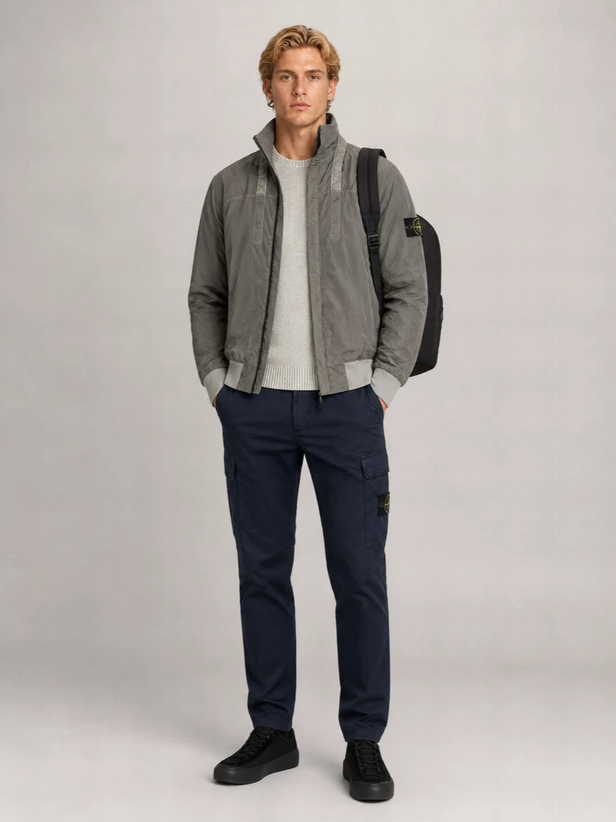Stone Island Nylon Bomber Jacket