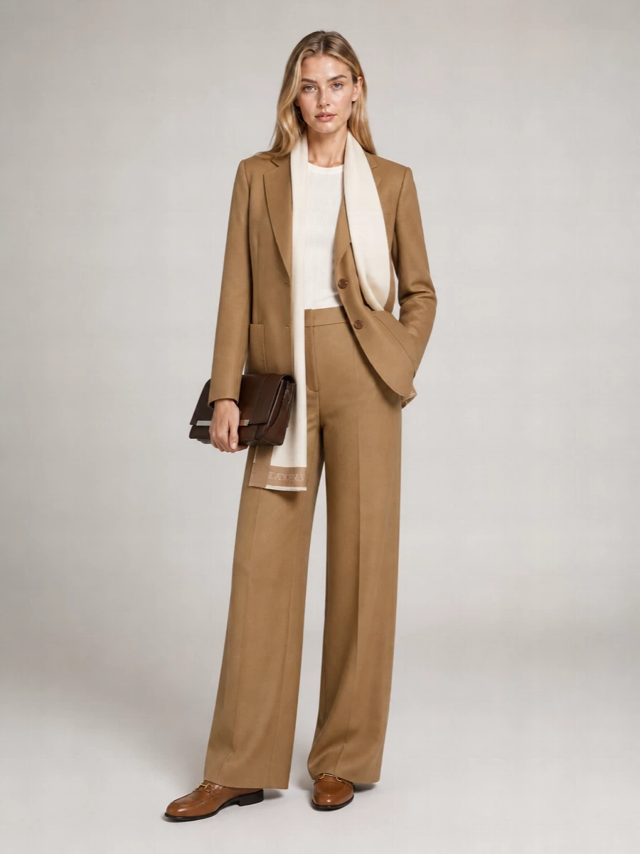 Max Mara Linen Single-Breasted Blazer