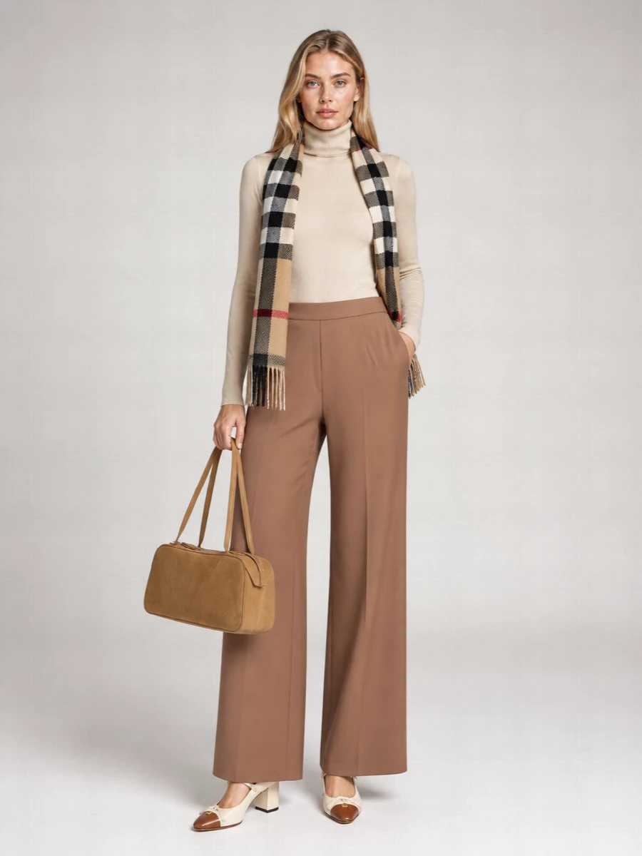 Max Mara 'Adda' Ribbed Turtleneck Sweater With Long Sleeves