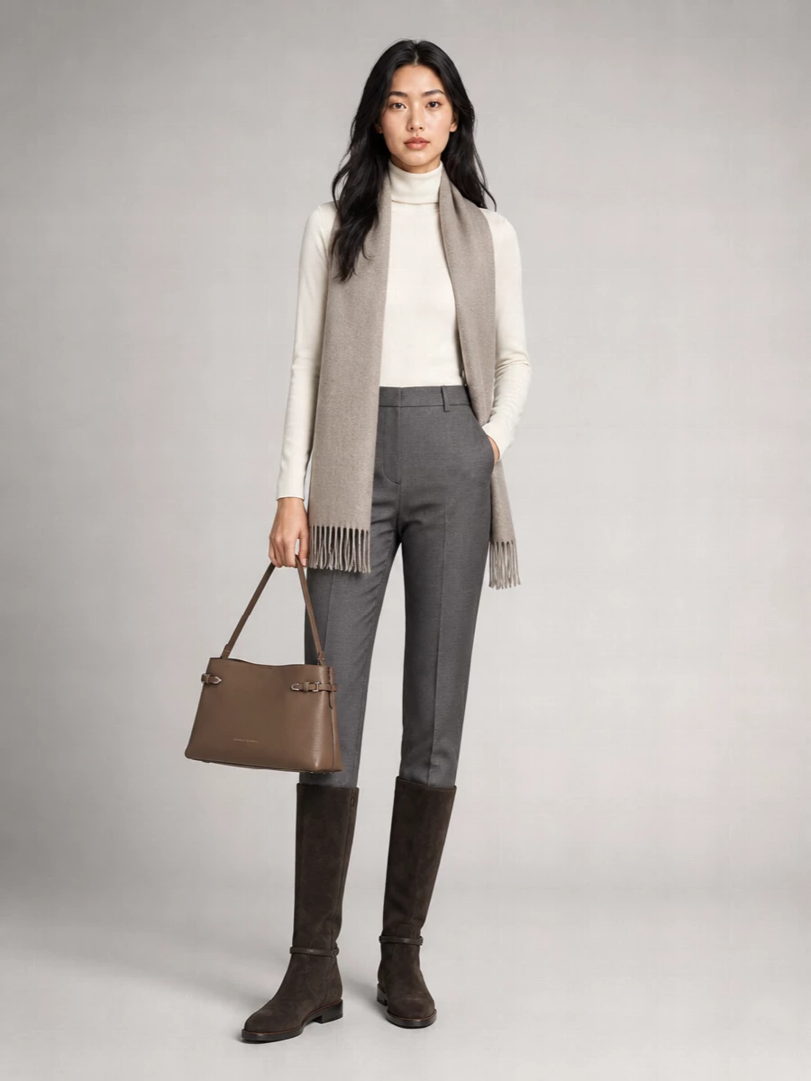 Brunello Cucinelli Leather Shoulder Bag