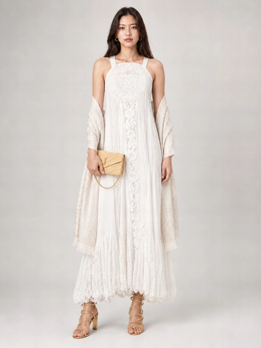 Saint Laurent Loulou Raffia Clutch Bag