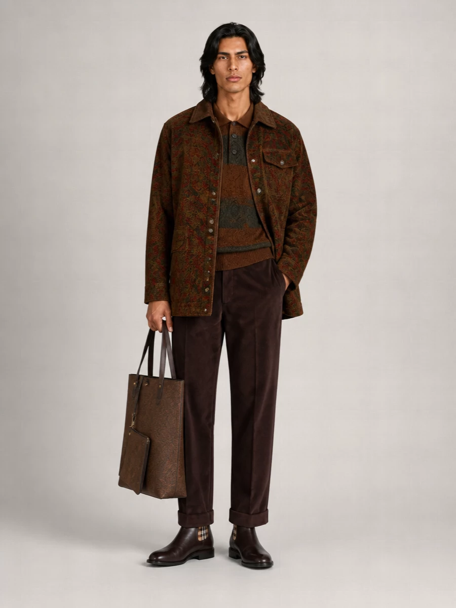 Etro Single Breasted Coat