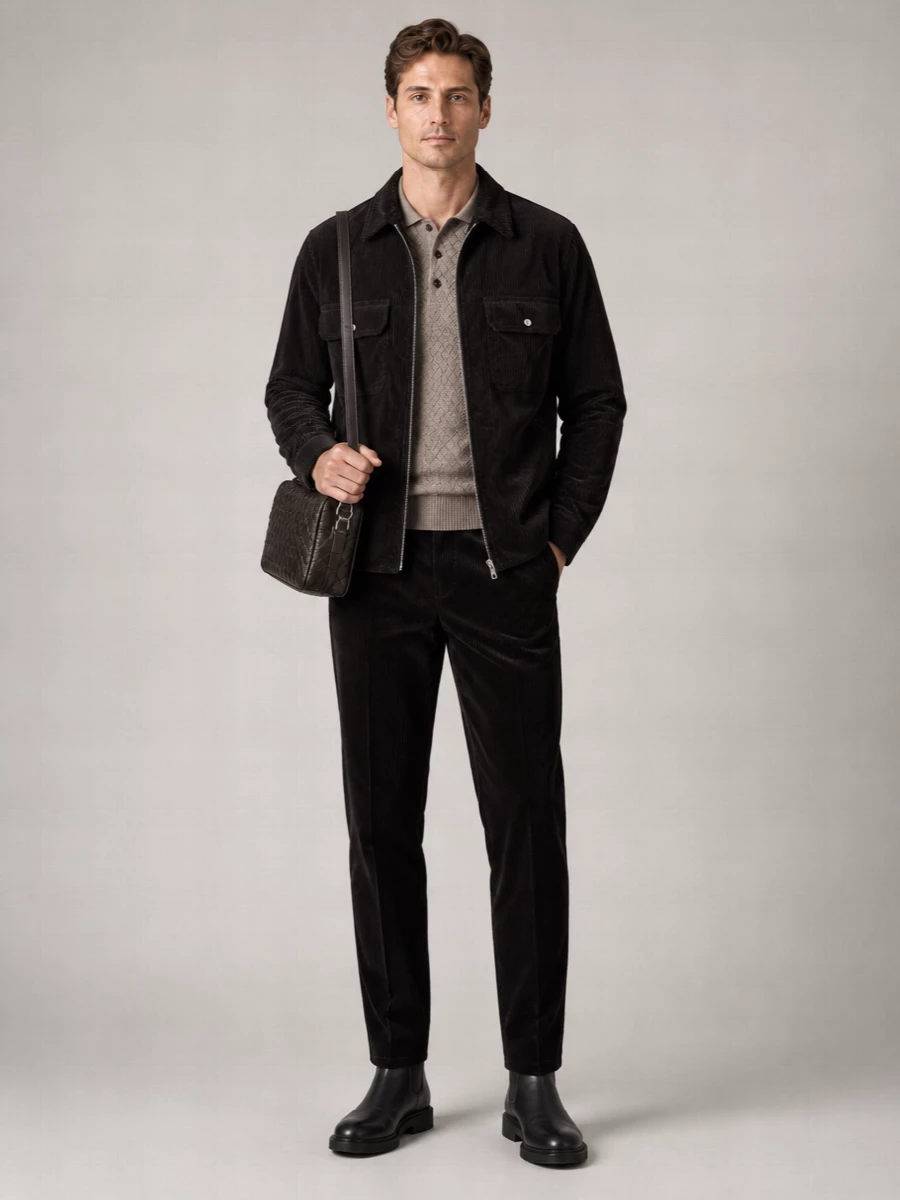 Bottega Veneta corduroy relaxed-fit shirt jacket