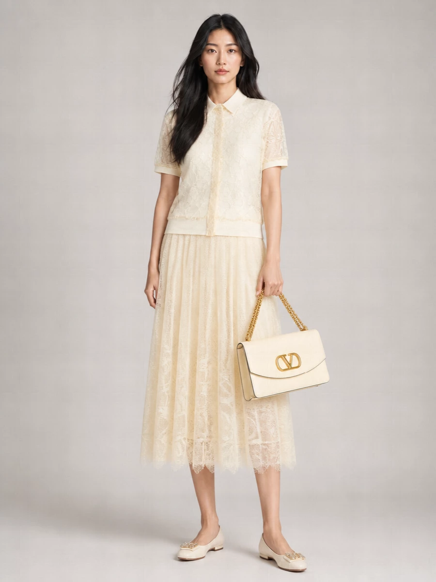Fabiana Filippi Silk-Blend Short-Sleeve Cardigan
