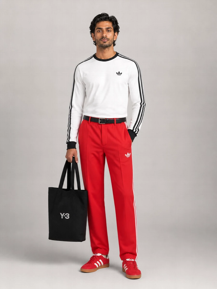 Adidas Straight-Leg Track Pants