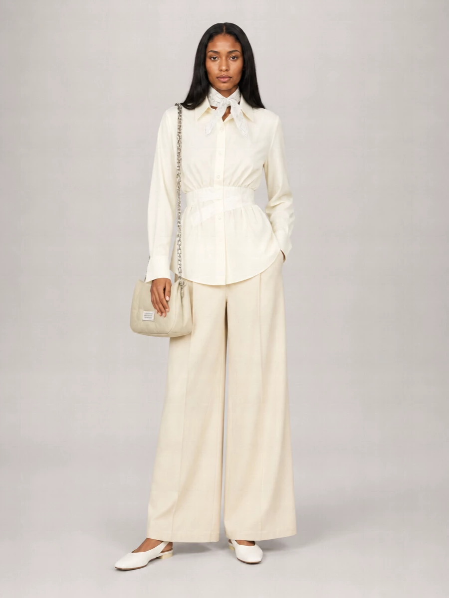 Mm6 Maison Margiela Cotton Long-Sleeve Shirt