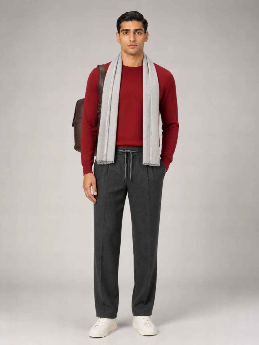Brunello Cucinelli Cashmere And Silk Crew-Neck Sweater