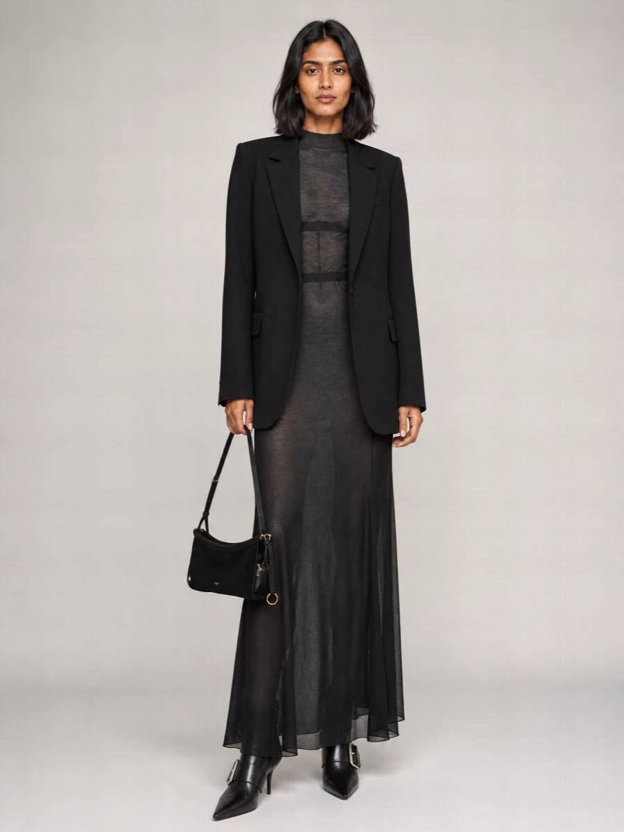 Ann Demeulemeester Cotton Single-Breasted Blazer