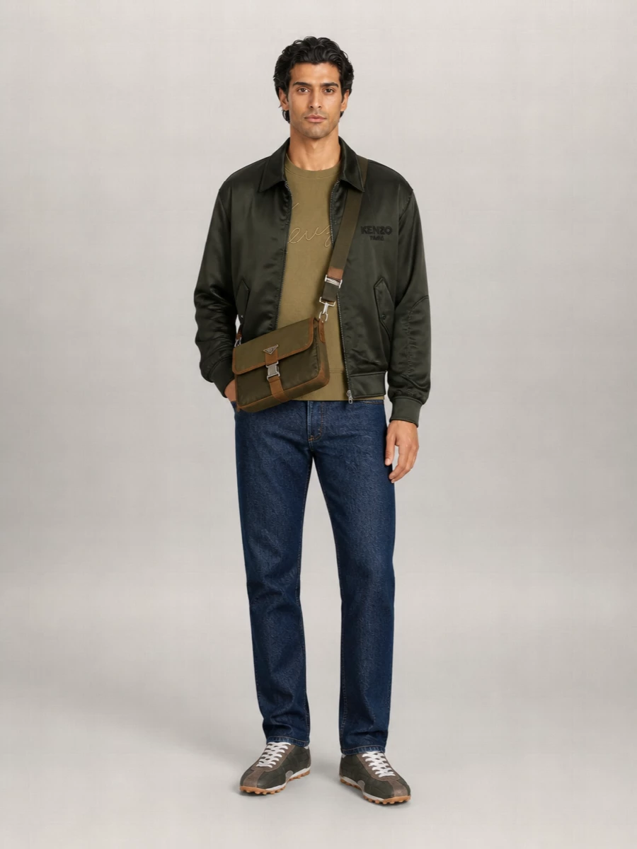 Kenzo Satin Bomber Jacket