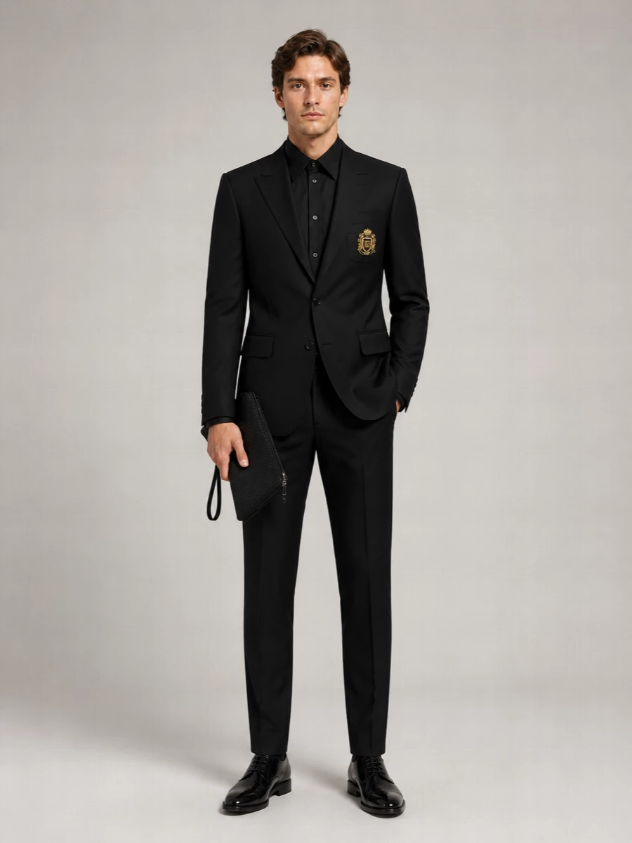 Dolce&Gabbana Virgin Wool Single-Breasted Blazer