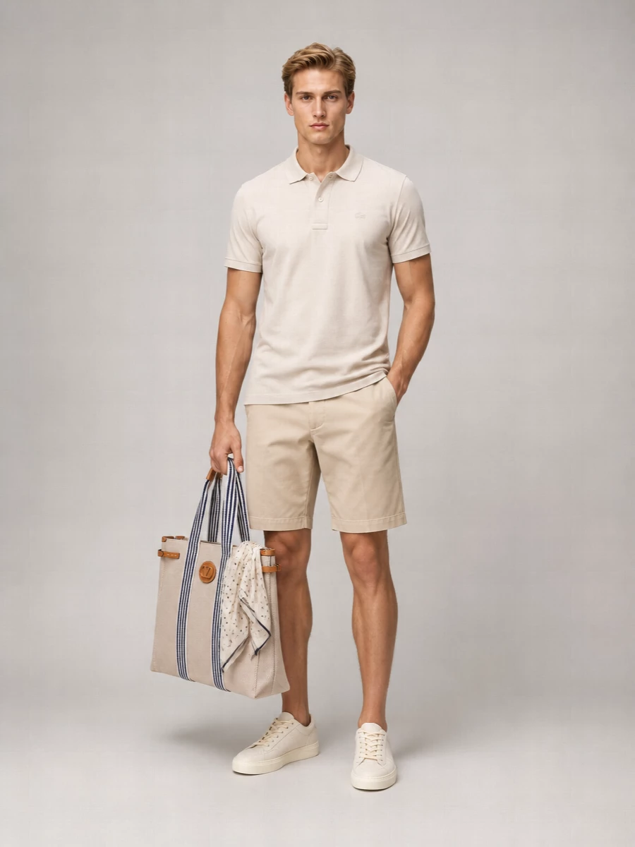 Lacoste Silk Short-Sleeve Polo Shirt