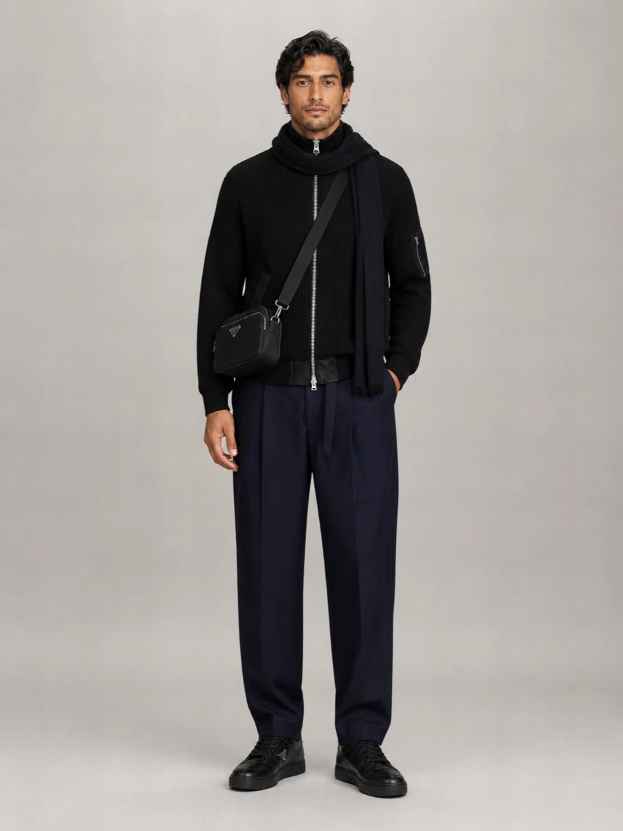 Sacai Wool Crewneck Jumper