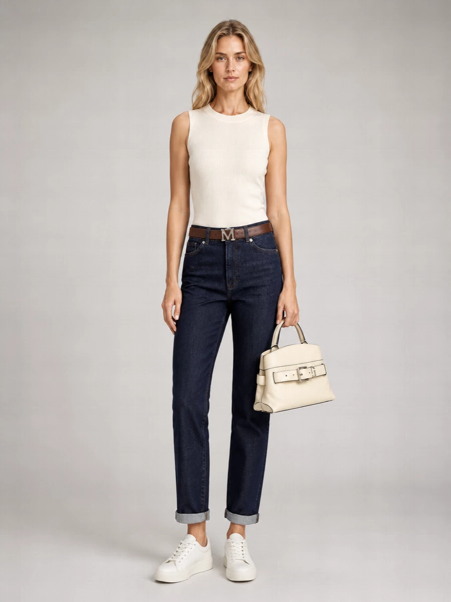 Sportmax Boyfriend Denim Jeans