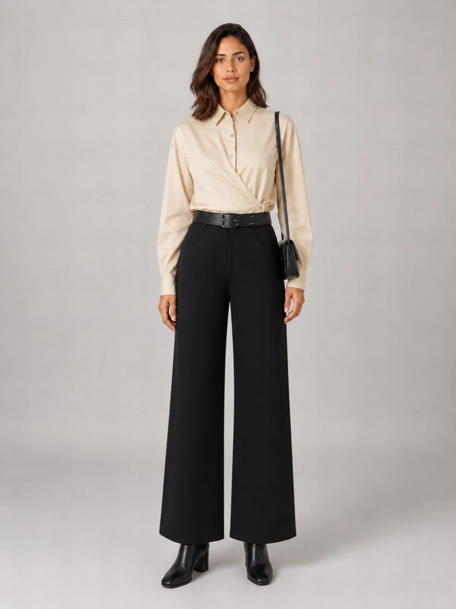 Lemaire Twisted Wide-Leg Trousers